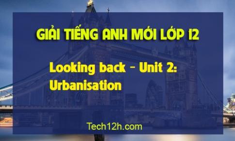 Looking back Unit 2: Urbanisation