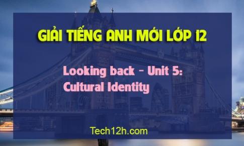 Looking back Unit 5: Cultural Identity