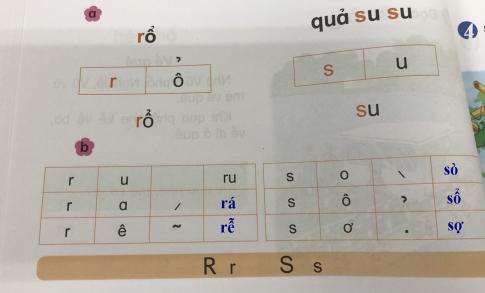 [Phát triển năng lực] Tiếng việt 1 bài 4C: r, s