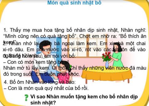 [Phát triển năng lực] Tiếng việt 1 bài 22D: Bố dạy em thế