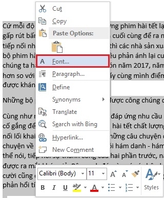 Cách ẩn và hiện những đoạn văn bản quan trọng trong word