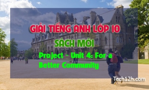 Project Unit 4: For a Better Community