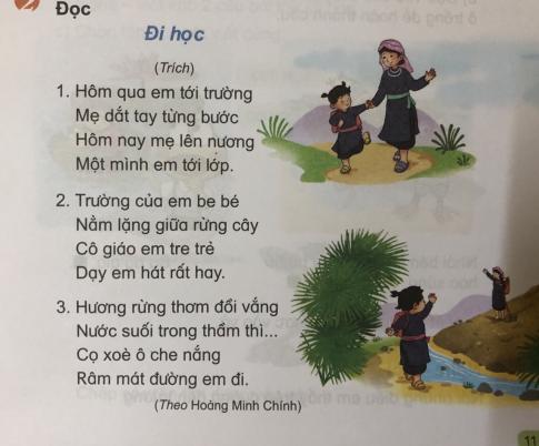 [Phát triển năng lực] Tiếng việt 1 bài 19C: Đường đến trường