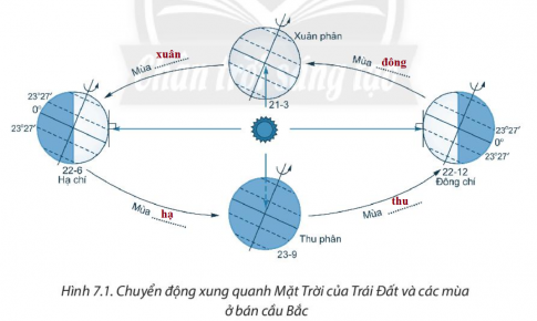 [Chân trời sáng tạo] Giải SBT lịch sử và địa lí 6 bài 7: Chuyển động quanh Mặt Trời của Trái Đất và hệ quả