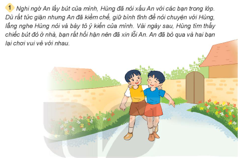 Giải bài 8 Xử lí bất hòa với bạn bè