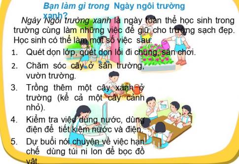 [Phát triển năng lực] Tiếng việt 1 bài 23B: Trường đẹp lắm bạn ơi!