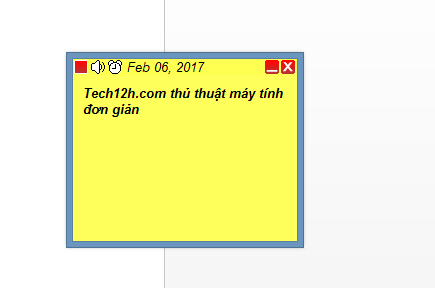 Cách tạo ghi chú đơn giản trên màn hình máy tính