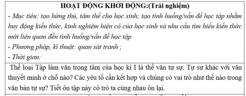 Giáo án PTNL bài Ôn tập Tập làm văn (tiết 2)