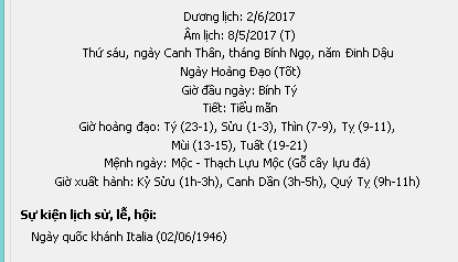 Hướng dẫn sử dụng Desktop Calendar (phần hai)