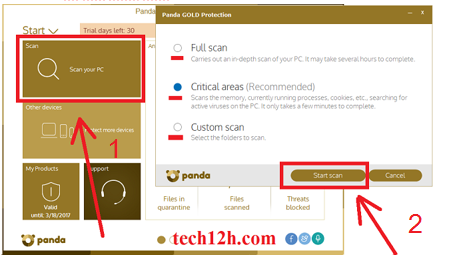 Panda Gold Protection phần mềm bảo mật cho máy tính cấu hình trung bình yếu