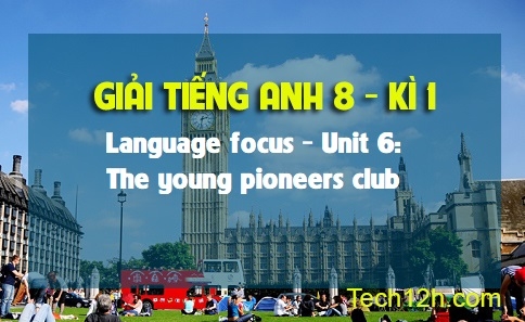 Language focus Unit 6: The young pioneers club