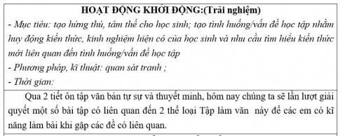 Giáo án PTNL bài Ôn tập Tập làm văn (tiết 3)