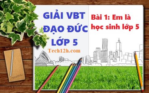 Vở bài tập đạo đức 5 bài 1: Em là học sinh lớp 5