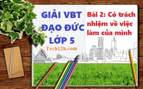 Vở bài tập đạo đức 5 bài 2: Có trách nhiệm về việc làm của mình