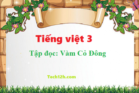 Giải bài tập đọc: Vàm Cỏ Đông - tiếng việt 3 tập 1 trang 106