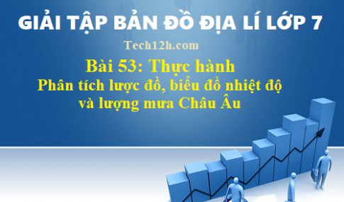 Giải TBĐ địa 7 bài 53: Thực hành đọc, phân tích lược đồ, biểu đồ nhiệt độ và lượng mưa Châu Âu