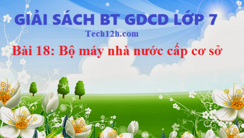 Giải SBT GDCD 7 bài 18: Bộ máy nhà nước cấp cơ sở