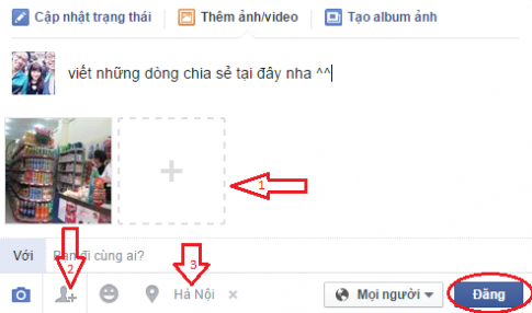 Hướng dẫn đăng ảnh, đăng video lên Facebook