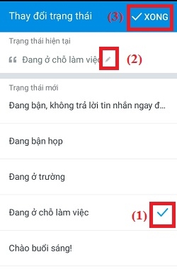 Cách cập nhật trạng thái Zalo ít người biết được