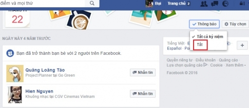 Gợi lại kỉ niệm cùng tính năng "Ngày này năm xưa" trên Facebook