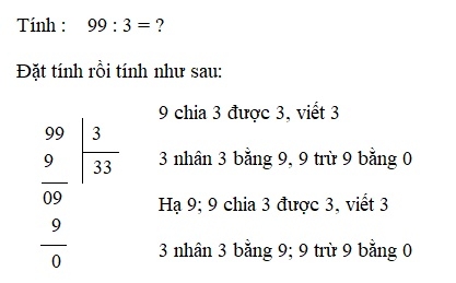 Giải bài chia số có hai chữ số cho số có một chữ số