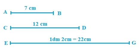 Giải câu 1 bài thực hành đo độ dài