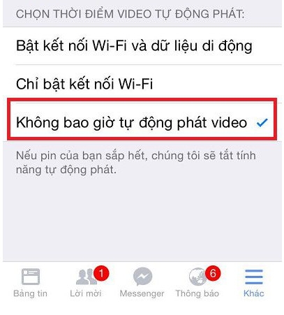 Cách tắt tính năng tự động phát Video (Auto-play Videos) trên Facebook