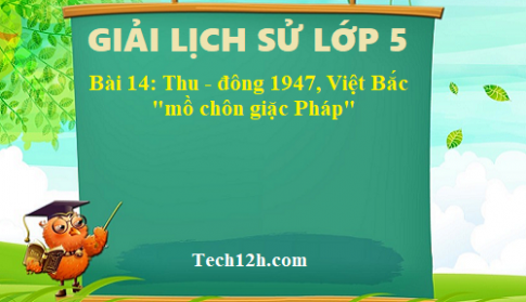 Bài 14: Thu đông 1947, Việt Bắc “mồ chôn giặc Pháp” sgk Lịch sử 5 Trang 30