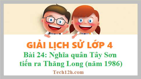 Bài 24: Nghĩa quân Tây Sơn tiến ra Thăng Long (năm 1786) sgk Lịch sử 4 Trang 59