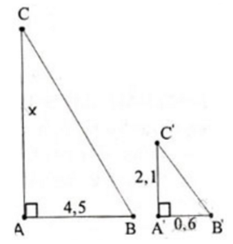 Giải Câu 48 Bài 8: Các trường hợp đồng dạng của tam giác vuông - sgk Toán 8 tập 2 Trang 84