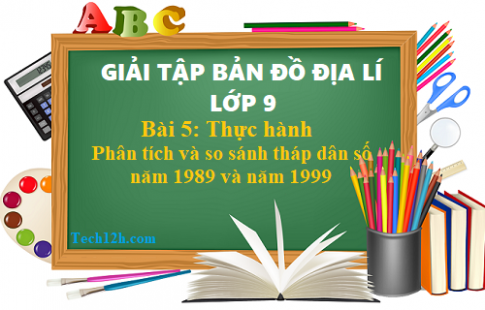 Giải TBĐ địa 9 bài 5: Thực hành phân tích và so sánh tháp dân số năm 1989 và năm 1999