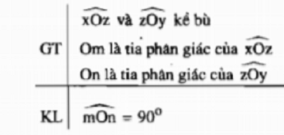 Bài 7: Định lí