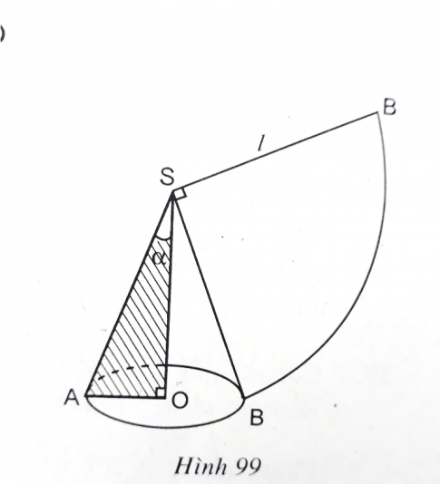 Giải Câu 23 Bài 2: Hình nón - Hình nón cụt - Diện tích xung quanh và thể tích của hình nón, hình nón cụt 