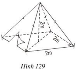  Thể tích của hình chóp đều - sgk Toán 8 tập 2 Trang 123