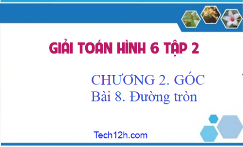 Giải Bài 8: Đường tròn sgk Toán 6 tập 2 Trang 89 93