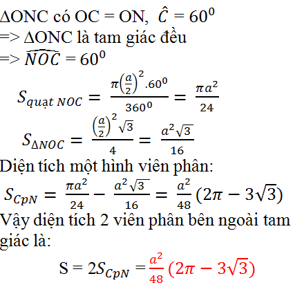 Giải Câu 87 Bài 10: Diện tích hình tròn, hình quạt tròn(2)