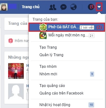 Cách thoát khỏi page FB khi bị người khác thêm vào làm quản trị bằng máy tính