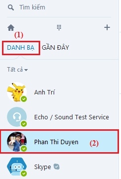 Cách đổi tên của bạn bè nhanh chóng trên Skype