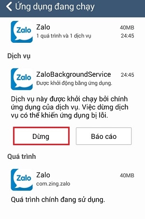 Cách tắt những ứng dụng đang chạy ngầm trên điện thoại Android