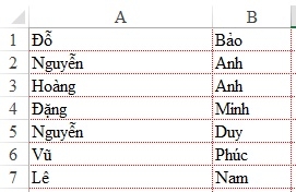 Tách dữ liệu từ một cột thành hai cột trên Excel nhanh chóng và hiệu quả