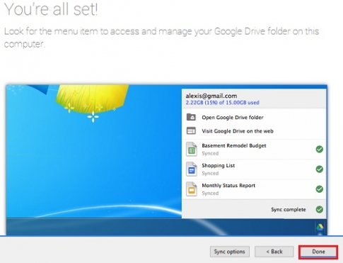 Tạo Google Drive thành một thư mục riêng trên Windows