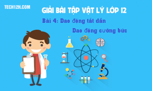 Giải bài 4 vật lí 12: Dao động tắt dần. Dao động cưỡng bức