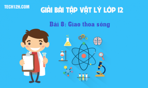 Giải bài 8 vật lí 12: Giao thoa sóng