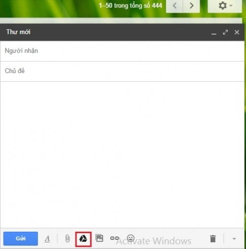 Cách gửi Gmail bằng tệp đính kèm trên Google Drive