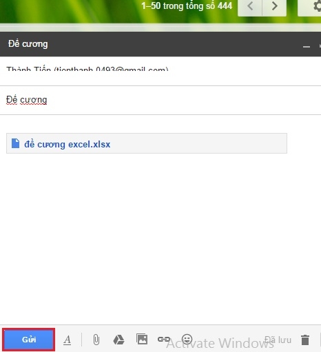 Cách gửi Gmail bằng tệp đính kèm trên Google Drive