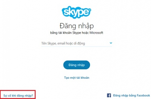 Cách thay đổi mật khẩu Skype khi bị quên