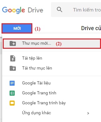 Cách tạo thư mục và tải tệp lên trên Google Drive