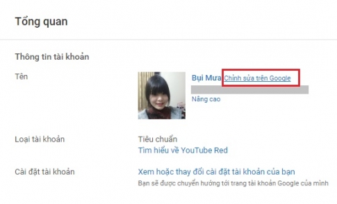 Hướng dẫn thay đổi tên kênh Youtube của bạn