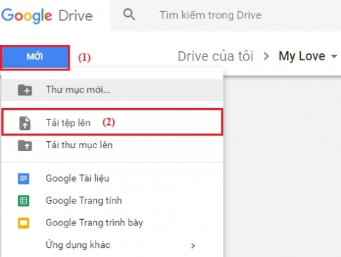 Cách tạo thư mục và tải tệp lên trên Google Drive