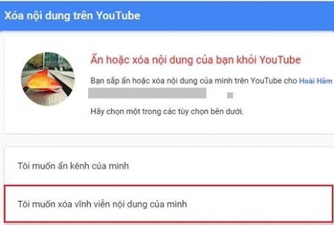 Hướng dẫn cách xóa vĩnh viễn kênh Youtube của bạn